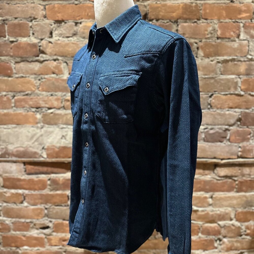 Kapital Navy Blue Japanese Americana Shirt Size 5 (Fits M/L)